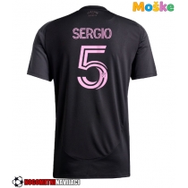Moške Nogometnih dresov Inter Miami Sergio Busquets #5 Gostujoči 2025-26 Kratki rokavi
